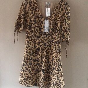 Cheetah  Print Dress Size Small NWT